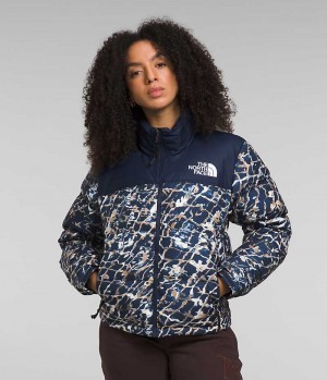 The North Face 1996 Retro Nuptse Dunjakke Dame Marineblå | OSLO KSMZIW