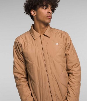 The North Face Afterburner Flannel Isolerte Jakker Herre Khaki | NORGE NROFAL