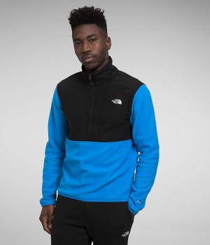 The North Face Alpine Polartec® 100 ½-Zip Pullover Herre Blå Svarte | OSLO VUJKPH