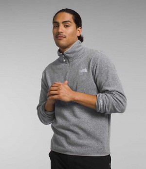 The North Face Alpine Polartec® 100 ½-Zip Pullover Herre Grå | NORGE QDSFWJ