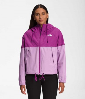 The North Face Antora Hoodie Regnjakke Dame Lilla | OSLO KBOLWS