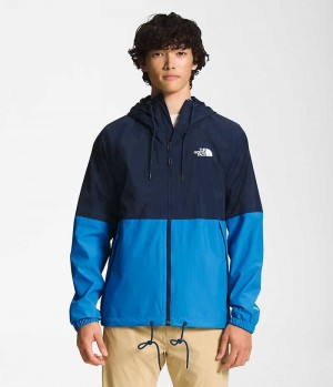 The North Face Antora Hoodie Regnjakke Herre Marineblå Blå | NORGE VKJEZH