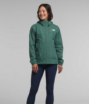 The North Face Antora Regnjakke Dame Grønn | OSLO KHPVXB