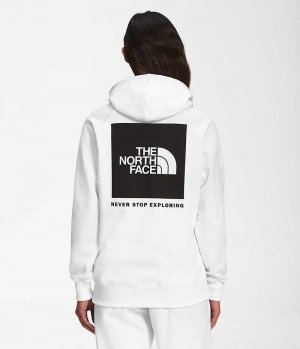 The North Face Box NSE Pullover Hettegenser Dame Hvite | NORGE FXUGQW