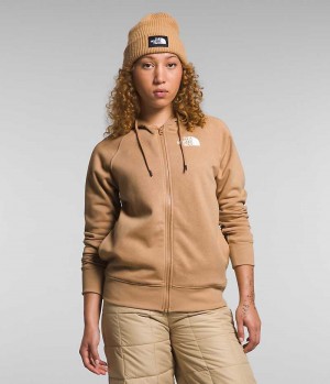 The North Face Brand Proud Full-Zip Hoodie Fleecejakker Dame Brune | OSLO GAKBYZ