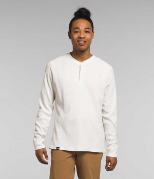 The North Face Canyon Fog Thermal Long Sleeve Henley T-Skjorte Herre Hvite | NORGE TORYHN