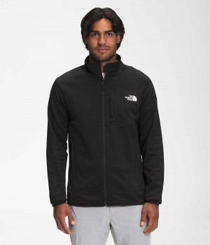 The North Face Canyonlands Full-Zip Fleecejakker Herre Svarte | OSLO GOESKR