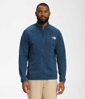 The North Face Canyonlands Full-Zip Fleecejakker Herre Blå | NORGE NQZIAO