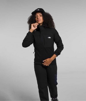 The North Face Canyonlands High Altitude Hoodie Fleecejakker Dame Svarte | NORGE AJYZVG