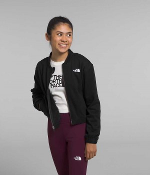 The North Face Cozy Dream Full-Zip Fleecejakker Jente Svarte | NORGE XZOUCK