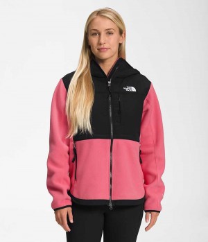 The North Face Denali Hoodie Fleecejakker Dame Rosa | NORGE UNKGJI