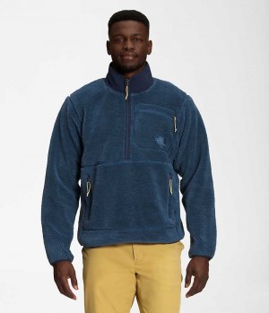 The North Face Extreme Pile Pullover Herre Blå | NORGE CEZJNG