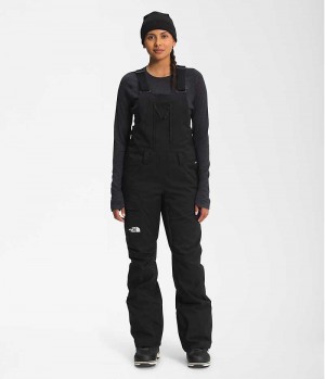 The North Face Freedom Insulated Bib Bukser Dame Svarte | OSLO IFJQKS