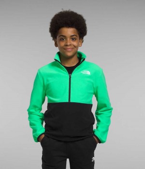 The North Face Glacier ¼-Zip Pullover Gutt Grønn | NORGE LWTRHP