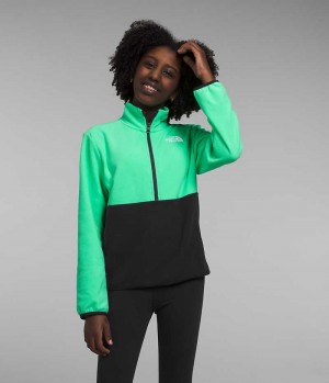 The North Face Glacier ¼-Zip Pullover Jente Grønn | OSLO JBRQVO