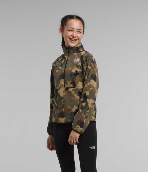 The North Face Glacier ¼-Zip Pullover Jente Camouflage | NORGE SCTBDR