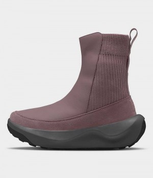 The North Face Halseigh Knit Vinterstøvler Dame Fuchsia | OSLO JDXCVT