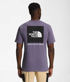 The North Face Kort Sleeve Box NSE T-Skjorte Herre Lilla | OSLO WTESYF