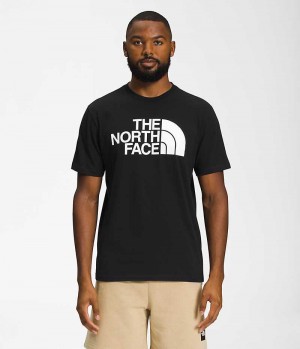 The North Face Kort Sleeve Half Dome T-Skjorte Herre Svarte | NORGE HNFBAY