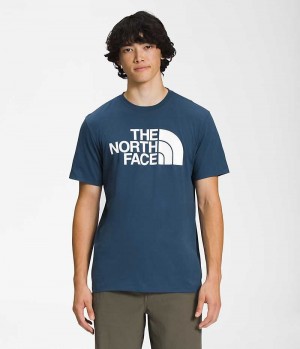 The North Face Kort Sleeve Half Dome T-Skjorte Herre Blå | NORGE JPAWHF