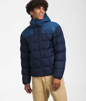 The North Face Lhotse Reversible Hoodie Dunjakke Herre Marineblå | OSLO FQTCNE