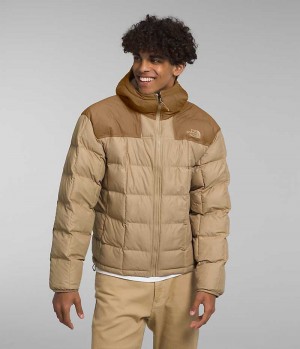 The North Face Lhotse Reversible Hoodie Dunjakke Herre Khaki | NORGE APNMQO