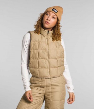 The North Face Lhotse Reversible Vest Dame Khaki | NORGE USORLT