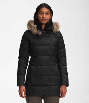 The North Face New Dealio Down Parka Dame Svarte | NORGE AHFLNJ