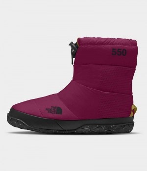 The North Face Nuptse Après Vinterstøvler Dame Fuchsia | NORGE OBZEVC