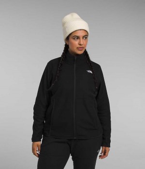 The North Face Plus Alpine Polartec® 100 Fleecejakker Dame Svarte | OSLO HVJTZK