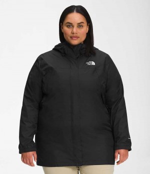 The North Face Plus Antora Parka Dame Svarte | NORGE QAYXBI