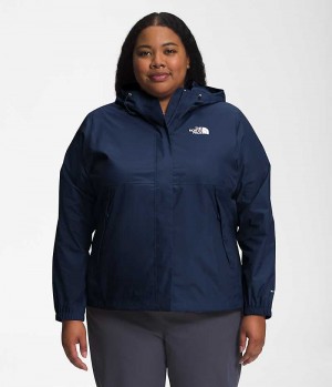 The North Face Plus Antora Regnjakke Dame Marineblå | OSLO GJEHXI