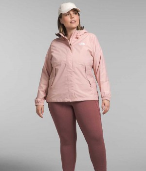 The North Face Plus Antora Regnjakke Dame Rosa | NORGE SIFQZX