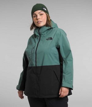 The North Face Plus Freedom Stretch Isolerte Jakker Dame Grønn Svarte | OSLO UHXKQV