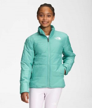 The North Face Reversible Mossbud Fleecejakker Jente Turkis | NORGE PSRIYX