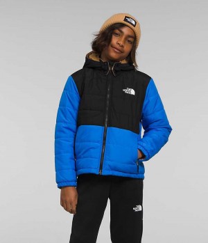 The North Face Reversible Mt Chimbo Full-Zip Hette Fleecejakker Gutt Blå | NORGE YIDXKW