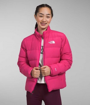 The North Face Reversible North Dunjakke Jente Rosa | NORGE BCNTQG