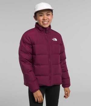 The North Face Reversible North Dunjakke Jente Burgunder | OSLO RHVSUG