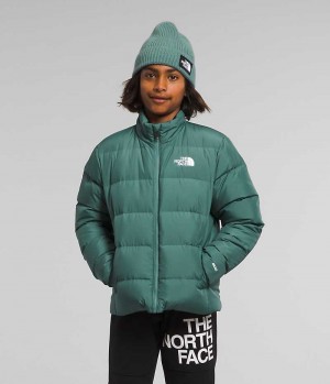 The North Face Reversible North Dunjakke Gutt Grønn | NORGE EXVGOY