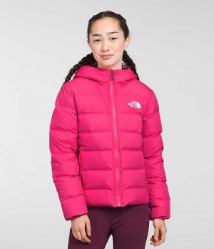 The North Face Reversible North Hette Dunjakke Jente Rosa | NORGE ODQKZE