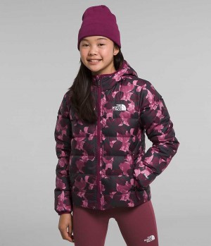 The North Face Reversible North Hette Dunjakke Jente Fuchsia | OSLO NECIUK