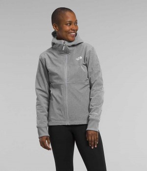 The North Face Shelbe Raschel Hoodie Softshell Jakke Dame Grå | NORGE OLAJRH