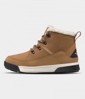 The North Face Sierra Mid Blonder Vanntette Vinterstøvler Dame Brune | NORGE KPQRSG