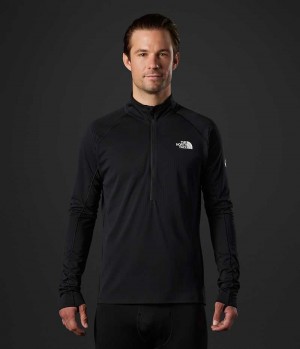 The North Face Summit Series Crevasse ½-Zip Sweatshirt Herre Svarte | OSLO VNYZSI