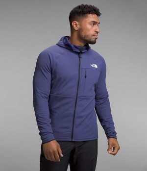 The North Face Summit Series FUTUREFLEECE™ Full-Zip Hoodie Fleecejakker Herre Blå | NORGE VSZDKL