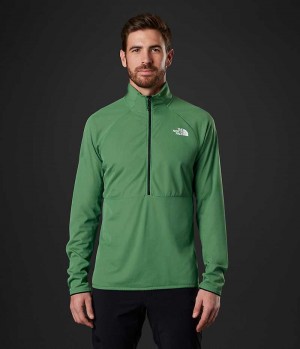 The North Face Summit Series FUTUREFLEECE™ LT ½-Zip Pullover Herre Grønn | NORGE RZAEJW