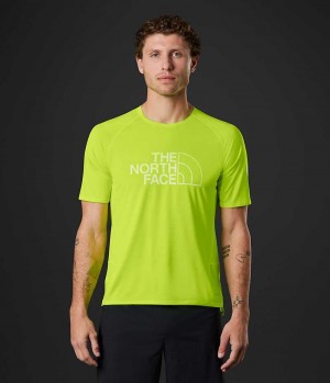 The North Face Summit Series High Trail Run Kort Sleeve T-Skjorte Herre Grønn | OSLO IFGADE