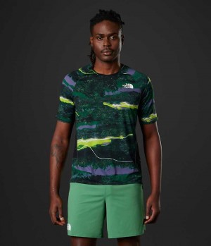 The North Face Summit Series High Trail Run Kort Sleeve T-Skjorte Herre Multicolor | OSLO PWDQJK