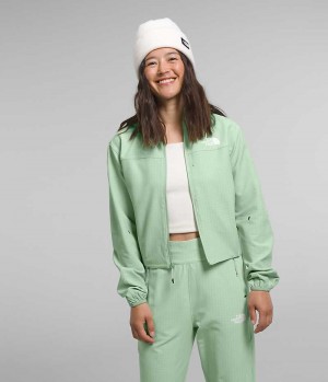 The North Face Tekware™ Grid Full-Zip Fleecejakker Dame Mint | NORGE KNBZRP