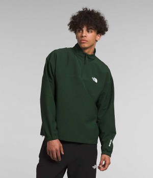 The North Face Tekware™ Grid ¼-Zip Pullover Herre Grønn | NORGE AWNIEL